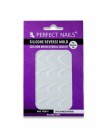PERFECT NAILS SILICONE REVERSE NAIL MOLD - DUAL FRENCH - 12 PCS thumbnail