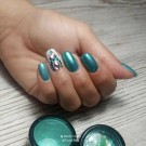 Perfect Nails CHROME POWDER - TURQUOISE thumbnail