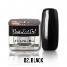 Mystic Nails UV Painting Nail Art Gel - 02 - Black - 4g thumbnail