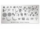 Perfect Nails Stamping plate-Wonder & Happiness  thumbnail