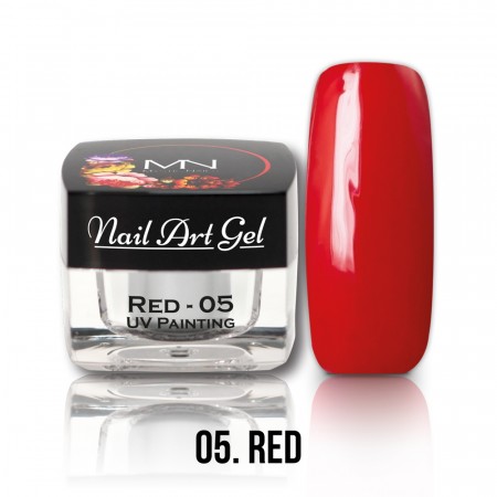 Mystic Nails UV Painting Nail Art Gel - 05 - Red - 4g