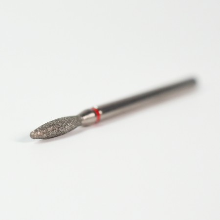 MN - Nail drill bit - diamond - rounded flame (fine)
