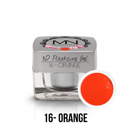 Mystic Nails 3D Plasticine Gel 16 Orange-3,5g