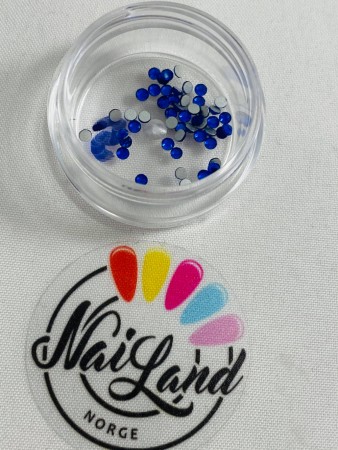 Blue Rhinestone  - S - 50 STK