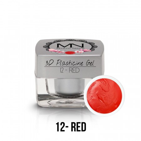 Mystic Nails 3D Plasticine Gel 12 Red- 3,5 g