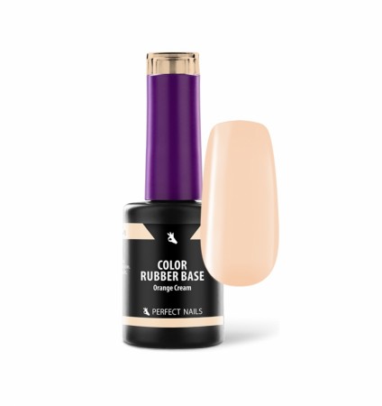 Perfect Nails COLOR RUBBER BASE GEL - ORANGE CREAM 8ML