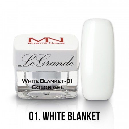 Mystic Nails LeGrande Color Gel - no.01. - White Blanket - 4g