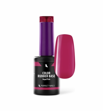Perfect Nails 	COLOR RUBBER BASE GEL - ROYAL PINK 8ML
