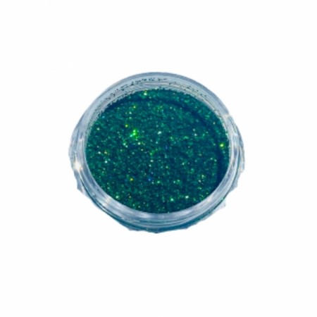 Dark green glitter