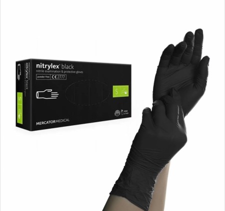 NYTRILEX GLOVES BLACK SIZE: S