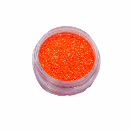 Neon orange glitter