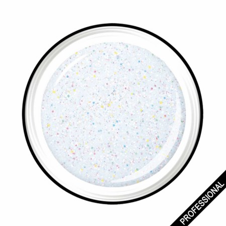 Colour gel glitter 5 ml Holographic White