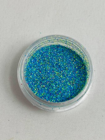 Blue - yellow glitter